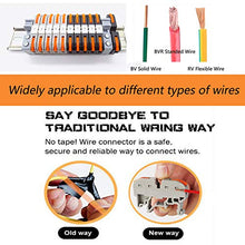 Load image into Gallery viewer, DIN Rail Terminal Blocks Kit, with 20pcs Universal Compact Connectors, 2pcs Connection Bar, 2pcs Marker Strip, 2pcs DIN Rail Terminal End Block, 20pcs Screws, with Transparent Storage Box, 28-12 AWG

