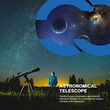 Load image into Gallery viewer, ESSLNB Telescope for Adults 700X70mm with K4/10/20 Eyepieces 525X Telescopes for Kids and Beginners Erect-Image Refractor Telescope with Stainless Steel Tripod Phone Mount and Red Dot Finderscope
