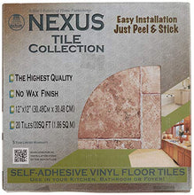 Load image into Gallery viewer, Achim Home Furnishings FTVMA42020 Nexus 12-Inch Vinyl Tile, Marble Beige Terracotta, 20-Pack
