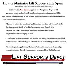 Load image into Gallery viewer, Qty (2) Replaces C16-22632 C1622632 36.30" x 185 lbs Lift Supports
