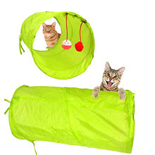 Load image into Gallery viewer, Youngever 24 Cat Toys Kitten Toys Assortments, 2 Way Tunnel, Cat Feather Teaser - Wand Interactive Feather Toy Fluffy Mouse, Crinkle Balls for Cat, Puppy, Kitty, Kitten
