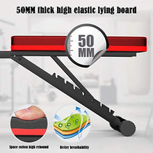 Load image into Gallery viewer, Weight Bench, Adjustable Strength Training Bench for Full Body Workout Multi-Purpose Utility Weight Bench Foldable Flat Bench Press for Home Gym (B)
