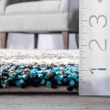 Load image into Gallery viewer, nuLOOM Classie Hand Tufted Shag Area Rug, 8' x 10', Blue Multi
