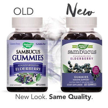 Load image into Gallery viewer, Nature's Way Sambucus Elderberry Gummies, 60 Gummies (2-Pack)
