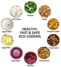 Load image into Gallery viewer, Mueller UltraPot 6Q Pressure Cooker Instant Crock 10 in 1 Pot with German ThermaV Tech, Cook 2 Dishes at Once, BONUS Tempered Glass Lid incl, Saute, Steamer, Slow, Rice, Yogurt, Maker, Sterilizer
