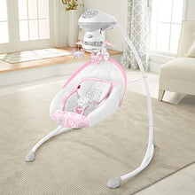 Load image into Gallery viewer, Fisher-Price Deluxe Cradle 'n Swing- Surreal Serenity - Soothing Baby Swing With Two Swinging Motions, Super Soft Fabrics &amp; a Built-In Mobile [Amazon Exclusive]
