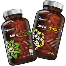 Load image into Gallery viewer, The Ultimate Liver Care Package - OmniBiotics Liver Reboot + Certified Organic Milk Thistle 4X Concentrate for Comprehensive Daily Support
