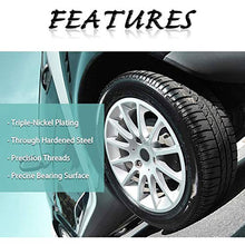 Load image into Gallery viewer, YITAMOTOR Lug Nut 12x1.5 Mag Seat Chrome, 20Pcs M12x1.5 Hex 21mm (13/16'') 1.46" x 1.18'' Wheel Lug Nuts with Washer Compatible with Camry Tacoma Avalon Sienna Highlander Corolla Prius Venza Lexus
