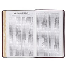Load image into Gallery viewer, KJV Holy Bible, Giant Print Standard Size Premium Full Grain Leather Red Letter Edition - Thumb Index &amp; Ribbon Marker, King James Version, Burgundy/Mahogany
