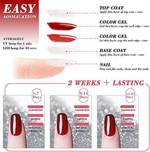 Load image into Gallery viewer, 39 Pcs Gel Nail Polish Set, Nail Polish 36 Colors, Popular Nail Art Colors UV LED Soak Off Nail Gel Kit with Glossy &amp; Matte Top Base Coat
