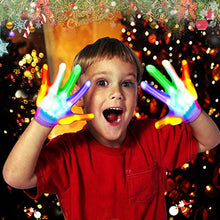 Load image into Gallery viewer, Tesoky Toys for 3-12 Year Old Boys Girls,Flashing LED Gloves Cool Gifts for Girls Age 5-15 Halloween Toys for Age 3-10 Boys Xmas Gifts for Light-up Party
