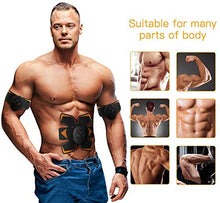 Load image into Gallery viewer, Antmona Abs Stimulator, Muscle Toner - Abs Stimulating Belt- Abdominal Toner- Training Device for Muscles- Wireless Portable to-Go Gym Device- Muscle Sculpting at Home- Fitness Equipment, Black
