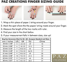 Load image into Gallery viewer, Paz Creations .925 Sterling Silver and Rose Gold Over Silver Spinner Ring (7), Made in Israel
