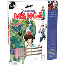 Load image into Gallery viewer, SpiceBox Children's Art Kits Petit Picasso Drawing Manga, Multi Colors (13572)
