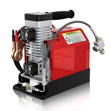 Load image into Gallery viewer, GX CS2 Portable PCP Air Compressor, 4500Psi/30Mpa,Oil-Free,Powered by Car 12V DC or Home 110V AC with Adapter (Included), Paintball/Scuba Tank Compressor Pump with Extra Moisture-Oil Separator
