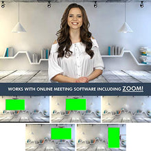 Load image into Gallery viewer, Modern Library Green Screen Virtual Set
