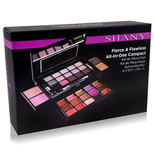 Load image into Gallery viewer, SHANY Fierce &amp; Flawless All-in-One Makeup Set Compact with Mirror, 15 Eye Shadows, 2 Bronzers, 2 Blushes and 15 Lip/Eye Glosses - Applicators Included
