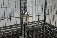 Load image into Gallery viewer, Homey Pet 37" Heavy Duty Metal Open Top Cage w/Floor Grid, Casters and Tray
