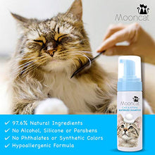 Load image into Gallery viewer, Mooncat Waterless Cat Shampoo [Easy to Use Dry Cat Shampoo] Suitable for All Cat Types. Contains Safe Ingredients - Alcohol Free - Parabens Free - No Water or Rinses Needed (5 oz)
