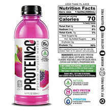 Load image into Gallery viewer, Protein2o 15g Whey Protein Infused Water, Flavor Fusion Variety Pack, 16.9 oz Bottle (Pack of 12)
