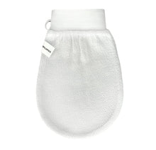 Load image into Gallery viewer, Wildpier Beauty Exfoliating Glove Mitt Body Scrub for Bath Shower Spa Hand Exfoliator Gloves, Dead Skin Cell Remover, Deep Exfoliation Scrubber, White
