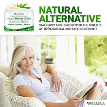 Load image into Gallery viewer, Ramina Natural Hemp Extract Pain Relief Cream - Made in USA - Potent Turmeric, MSM &amp; Arnica - Relieves Inflammation, Muscle, Joint, Back, Knee, Nerves &amp; Arthritis Pain - Non-GMO - 2 fl. oz
