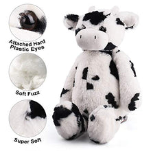 Load image into Gallery viewer, Large Cow Stuffed Animals, 16 inch Tubbie Wubbie Cow Plush Toy for Baby, White and Black
