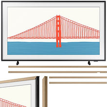 Load image into Gallery viewer, Samsung QN50LS03AAFXZA 50 Inch The Frame QLED 4K Smart TV 2021 Bundle with Samsung 2021 50 inch The Frame Customizable Bezel Modern Teak
