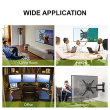 Load image into Gallery viewer, USX MOUNT Full Motion Swivel Articulating Tilt TV Wall Mount Bracket for 26-55" LED, OLED and 4K TVs, TV Mount Fit for 32, 40, 50 TV with VESA Up to 400x400mm-Weight Capacity Up to 60lbs
