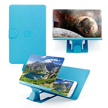 Load image into Gallery viewer, OCT17 Phone Screen Magnifier Cellphone Projector Enlarged Amplifier Mobile Bracket Holder 3D HD Movie Video Stand Compatible with All Smartphone
