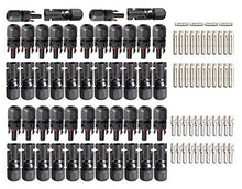 Load image into Gallery viewer, PowMr 48PCS Solar connectors - IP67 Male/Female Solar Connectors(24 Pairs Solar connectors)
