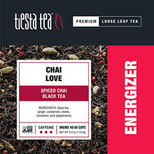Load image into Gallery viewer, Tiesta Tea - Chai Love, Loose Leaf Spiced Chai Black Tea, High Caffeine, Hot &amp; Iced Tea, 4 oz Tin - 50 Cups, Natural Flavored, No Sugar Added, Chai Tea Loose Leaf
