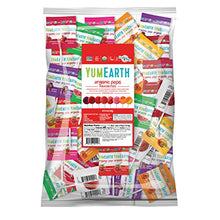Load image into Gallery viewer, YumEarth Organic Pops Variety Pack, 300+ Fruit Flavored Favorites Lollipops, Allergy Friendly, Gluten Free, Non-GMO, Vegan, No Artificial Flavors or Dyes
