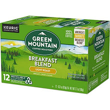 Load image into Gallery viewer, Green Mountain Coffee Breakfast Blend Single-Serve Keurig K-Cup, 12 ct
