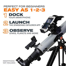 Load image into Gallery viewer, Celestron – StarSense Explorer LT 114AZ Smartphone App-Enabled Telescope – Works with StarSense App to Help You Find Stars, Planets &amp; More – 114mm Newtonian Reflector – iPhone/Android Compatible
