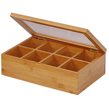 Load image into Gallery viewer, Oceanstar - TB1323 Oceanstar Bamboo Tea Box, 12 Inch, Natural
