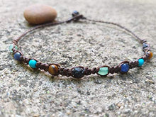 Load image into Gallery viewer, Bracelet,Kyanite stone,Jade green stone, tiger eye stone,Turquoise blue stone,lava stone,It is fashionable for both men and women.
