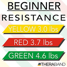 Load image into Gallery viewer, THERABAND Latex, Yellow/Red/Green - Beginner Set

