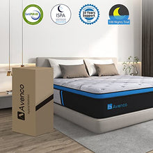 Load image into Gallery viewer, Queen Mattress, Avenco Queen Size Mattress Medium Firm, 12 Inch Hybrid Queen Mattress in a Box, Gel Memory Foam with Pocket Spring for Motion Isolation, Edge Support, CertiPUR-US &amp; ISPA
