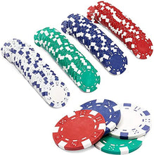 Load image into Gallery viewer, PLAYWUS Poker Set, 100 Pcs Poker Chip Set, Travel Poker Set with 11.5 Gram Iron Chips for Texas Holdem, Blackjack Gambling
