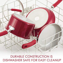 Load image into Gallery viewer, Rachael Ray Create Delicious Nonstick Multi-Pot/Steamer Set, 3 Piece, Red Shimmer
