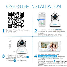 Load image into Gallery viewer, TAOCOCO Dog Camera, Pet Camera, 1080P FHD WiFi IP Surveillance Camera, Wireless Security Dome Camera for 2.4 GHz, Home Baby Monitor Nanny Cam with Smart Pan/Tilt/Zoom, Motion Detection, Night Vision

