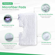 Load image into Gallery viewer, Mop Pads Compatible with Shark Steam Pocket Mop Professional Fit Series S3500 S2901 S2902 S3455K S3501 S3550 S3601 S3801 S3901 S4601 S4701 SE450 - Replacement Microfiber Cloth Head Covers 4 Pack ®

