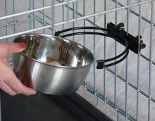 Load image into Gallery viewer, MidWest Homes for Pets Snap'y Fit Stainless Steel Food Bowl / Pet Bowl, 10 oz. for Dogs, Cats, Small Animals, Silver, 10 Ounces (1.25 cups)
