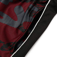 Load image into Gallery viewer, HQUEC Men's 12" Camo Basketball Shorts Long with Side Pockets Gym Workout Shorts Dry Fit Red/C1 2XL
