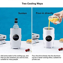 Load image into Gallery viewer, Cup Cooler, Desktop Beer Bottle Insulator Refrigerator Cooling Cup for Beer, Cola, Juice, Wine and Drinks,A
