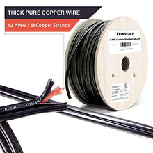Load image into Gallery viewer, Zonegrace 12AWG 2-Conductor 12/2 Direct Burial Wire for Low Voltage Landscape Lighting, 265ft
