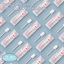 Load image into Gallery viewer, [50-Pack] Dear Bear Baby Oral Cleaner, Newborn Baby Tongue Cleaner with Paper Handle, Infant Toothbrush, Disposable Soft Gauze Baby Toothbrush for 0-36 Months Baby
