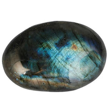 Load image into Gallery viewer, mookaitedecor Natural Labradorite Pocket Palm Stone Worry Stones Therapy Crystal Healing Gemstone Irregular Shape
