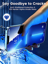 Load image into Gallery viewer, 【Military-Grade Shatterproof Glass Screen Protector】Fit for iPhone 13 and iPhone 13 Pro Tempered Glass Screen Protector [Full Coverage] [Ultra Clear]for iPhone 13/Pro 6.1 inch -(2 Pack)
